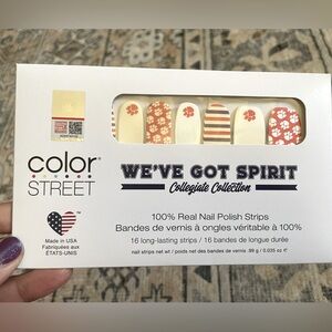 Clemson University Spirit Nail Strips Color Street